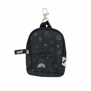 Yoobi Mini Coin Purse Black & White Doodle